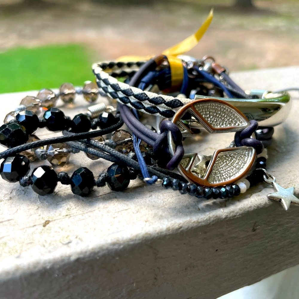 6/$20 Bracelet LOT, 6 Different Styles as Shown, Some Vintage, Some Newer Styles